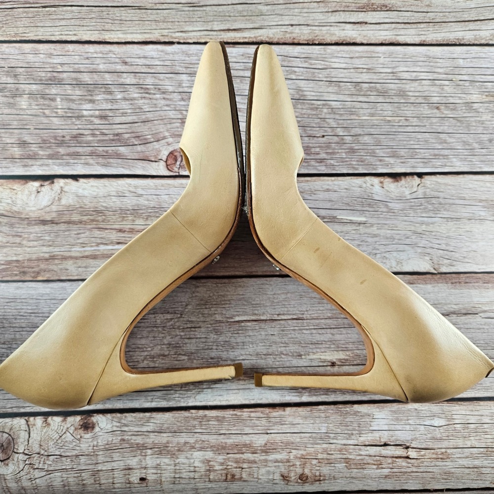 Schutz Lou Pump stiletto, light beige, size US 8.5B - Picture 5 of 8